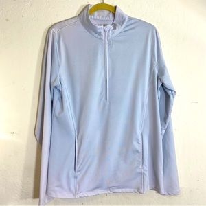 AUR Golf half zip pullover long sleeve shirt grey XL style CL2470